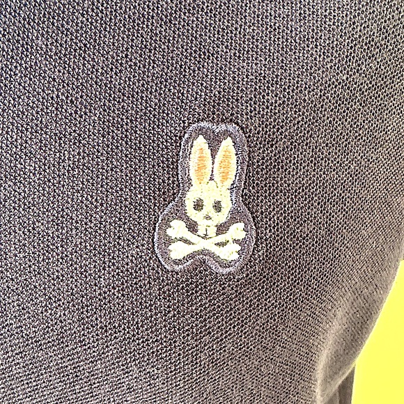 Psycho Bunny Navy Blue Polo Shirt Sz-S - Picture 2 of 7